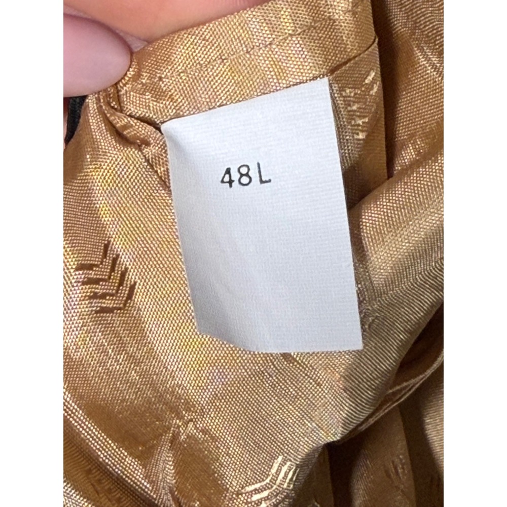Tailors Row by Deansgate Mens 48L Brown Houndstooth Blazer Sport Coat USA Made - Picture 8 of 11